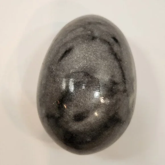 Vintage Marble Alabaster Decorative Stone Eggs Lot Of 5 - Picture 3 of 9